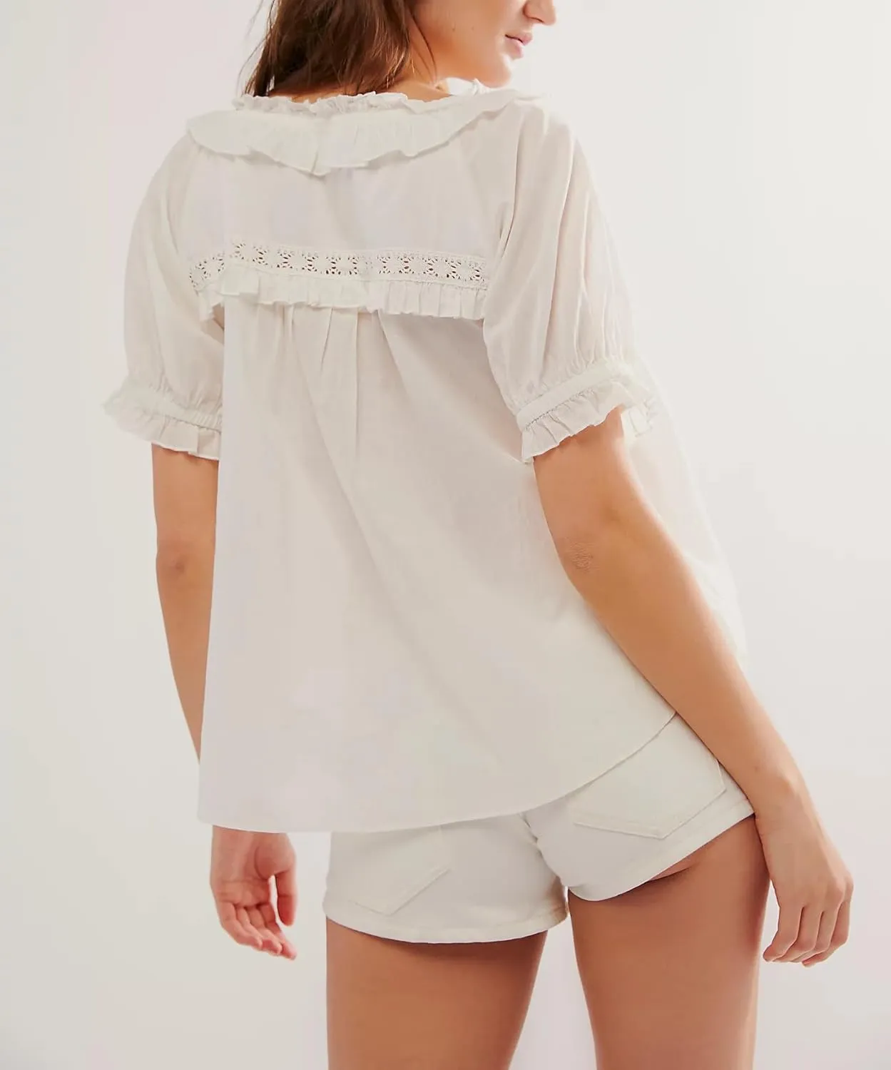Button Up Tops Women Y2k Short Sleeve Lace Sexy Low Going Out Summer Button Down Blouse Shirt