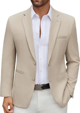 COOFANDY Men's Casual Blazer Regular Fit Lightweight Two Button Sport Coat Suit Jacket