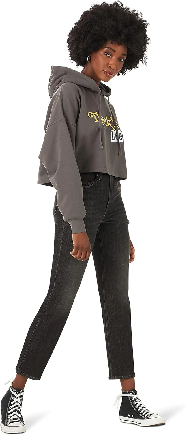 Lee Women's High Rise Straight Ankle Jean