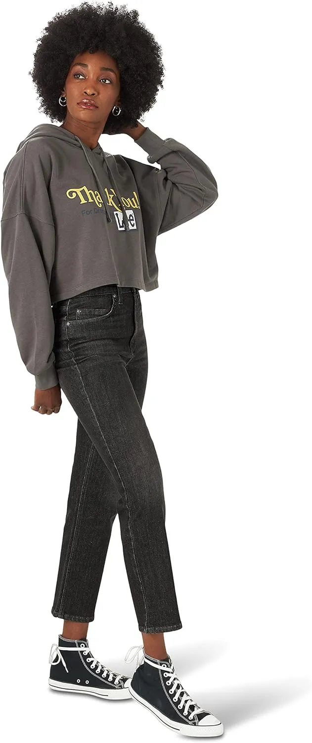 Lee Women's High Rise Straight Ankle Jean